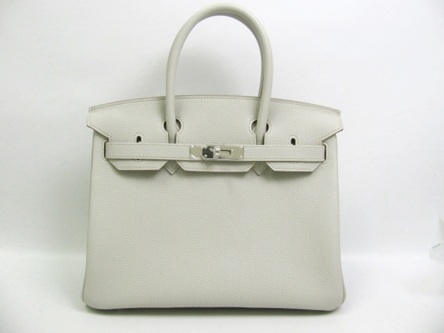 エルメス バーキン30 グレーパール